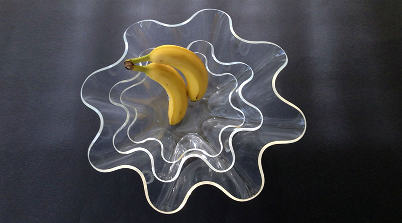 Fruit bowls in acrylic