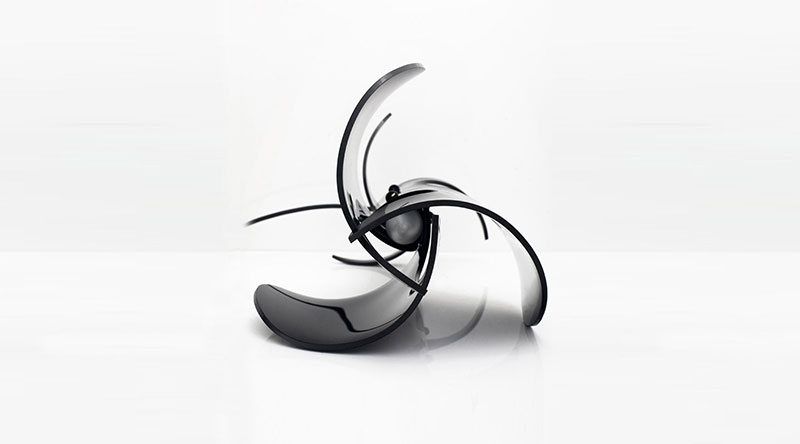 acrylic fan blade coffee table