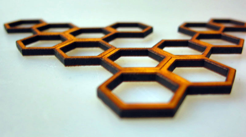 Honey come shapes in MDF