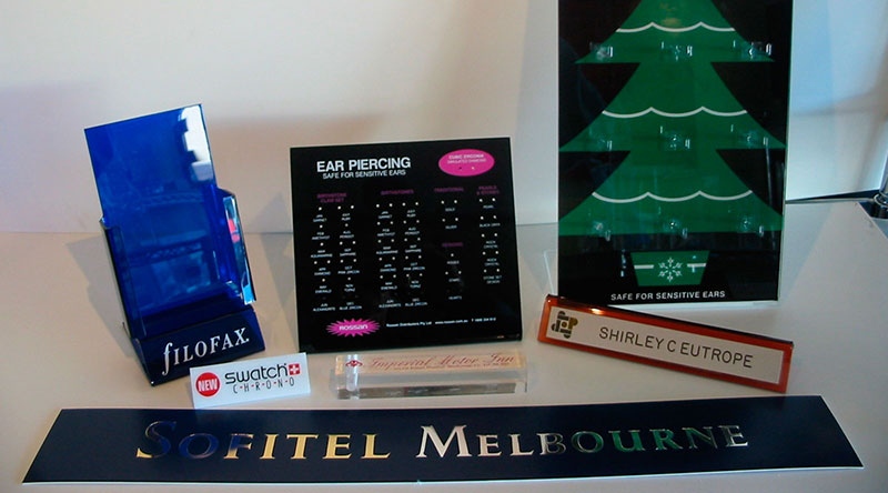 Point of sale items, door signs