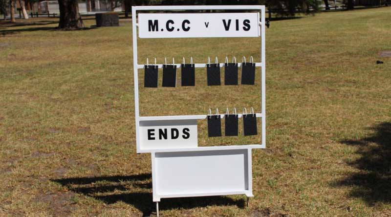 Lawn Bowls Score Board Manufacturing