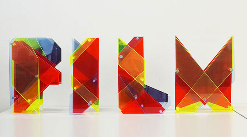 Fluoro acrylic sign