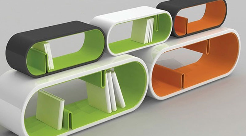 Designer Wall unit in acrylic